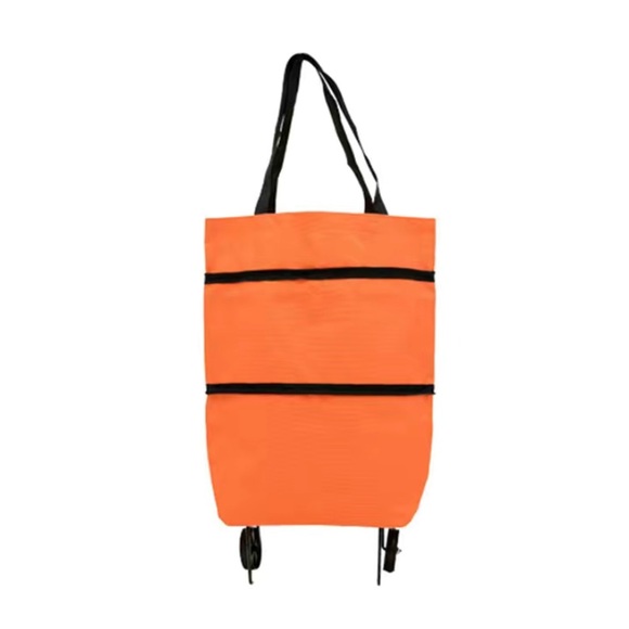 1 PC Portable collapsible shopping cart trolley with wheels - Picture 2 of 11